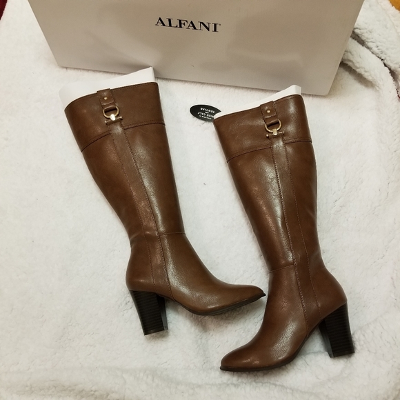 ALFANI Courtnee Riding Boot Wide Calf US 5 - Picture 6 of 9